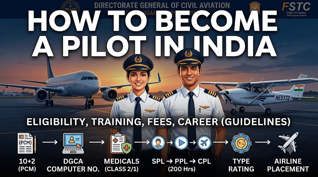 How to Become a Pilot in India 2026: Eligibility, Fees & Career